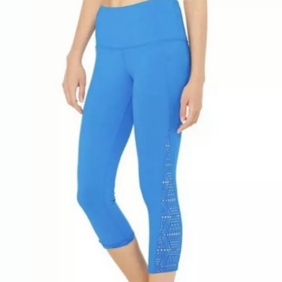 Alo yoga Patina Capri Caser Cut Cropped Leggings - Picture 1 of 9